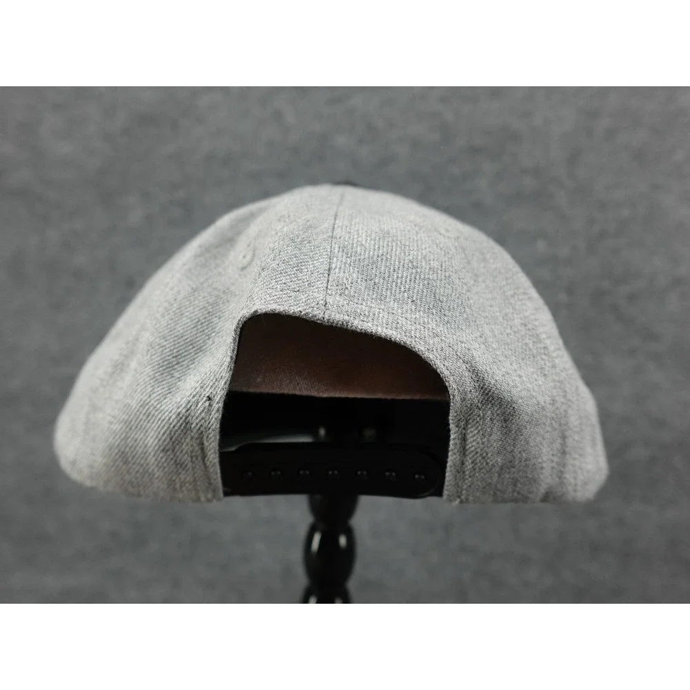 Brixton‎ Snapback Hat Unisex Adjustable Grey Green Excellent Two-Tone Patch Cap